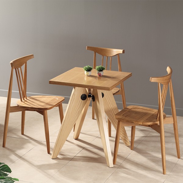 HFT-420 420 애쉬무늬목 사각테이블시리즈