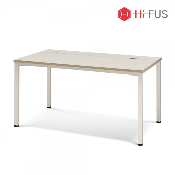 WLD 아르카 일반형 책상-크림화이트