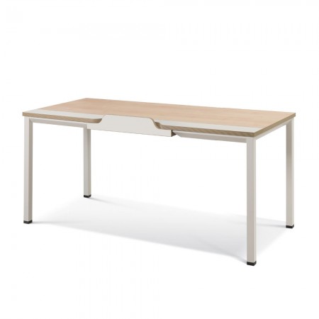 MLD 알테라 기본형 트레이 책상-메이플